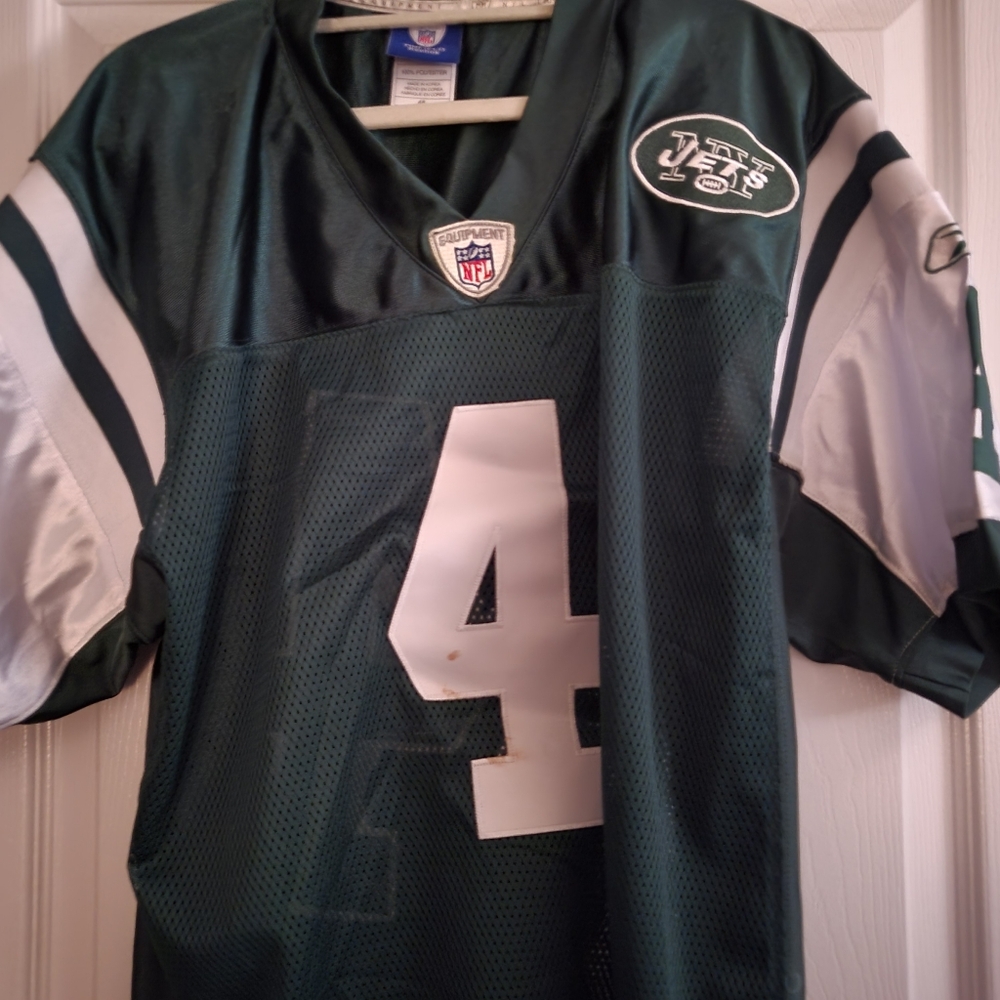 New York Jets Brett Farve #4 Authentic NFL Jersey Sz 48